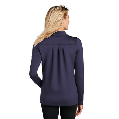 NEW STRAYER OGIO ® ENDURANCE Ladies Modern Performance Full-Zip - Navy