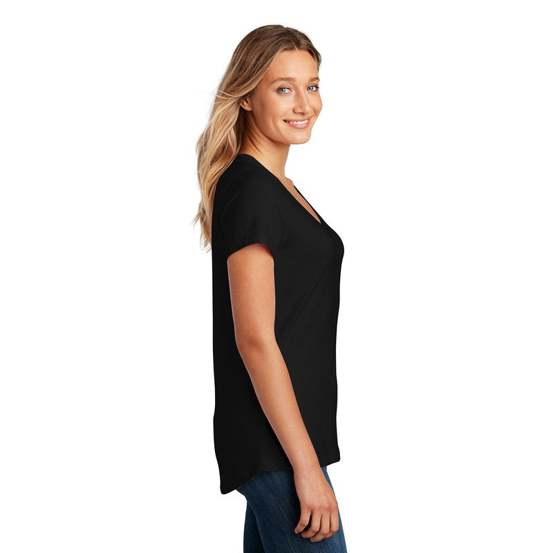 STRAYER District ® Women’s Flex Scoop Neck Tee-Black