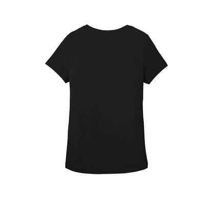 NEW STRAYER District ® Women’s Flex Scoop Neck Tee-Black