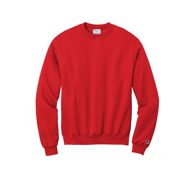 NEW STRAYER Champion® Powerblend Crewneck Sweatshirt - Scarlet