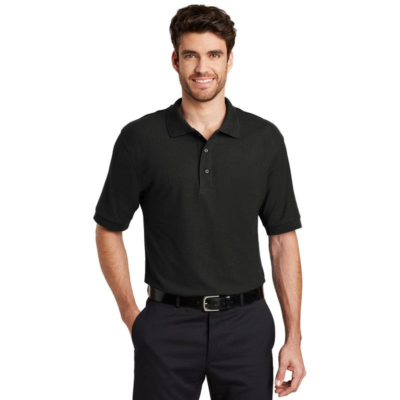 Port Authority® Silk Touch™ Polo-Black