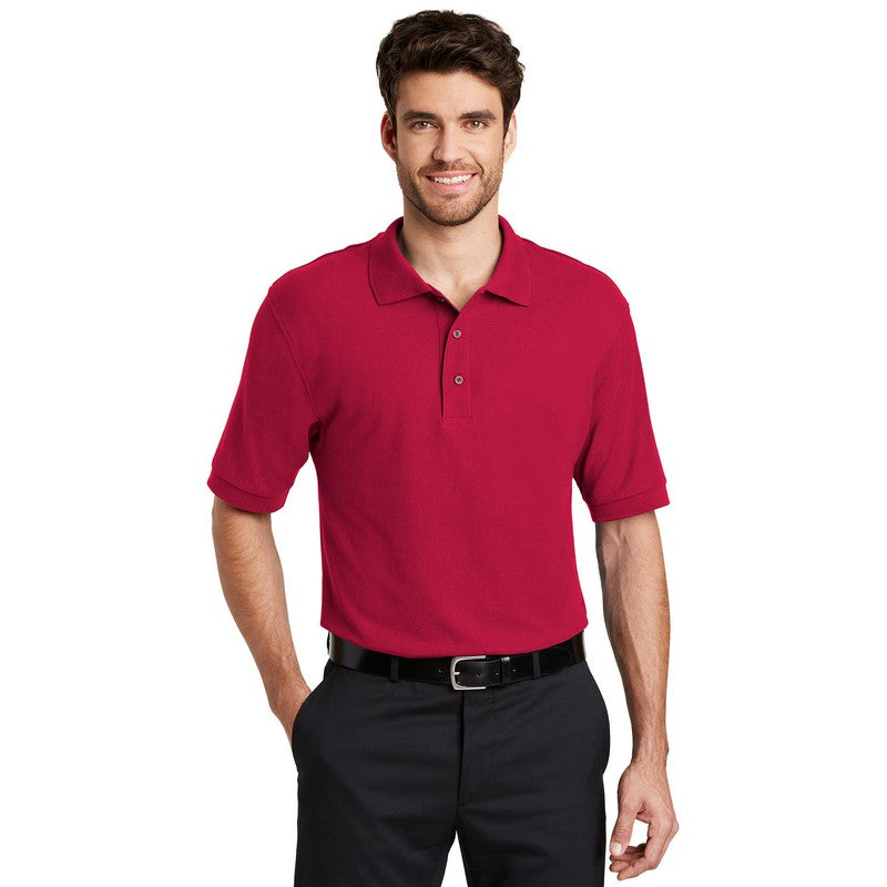 STRAYER Port Authority® Silk Touch™ Polo-Red