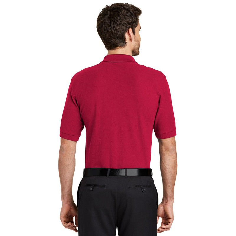 STRAYER Port Authority® Silk Touch™ Polo-Red