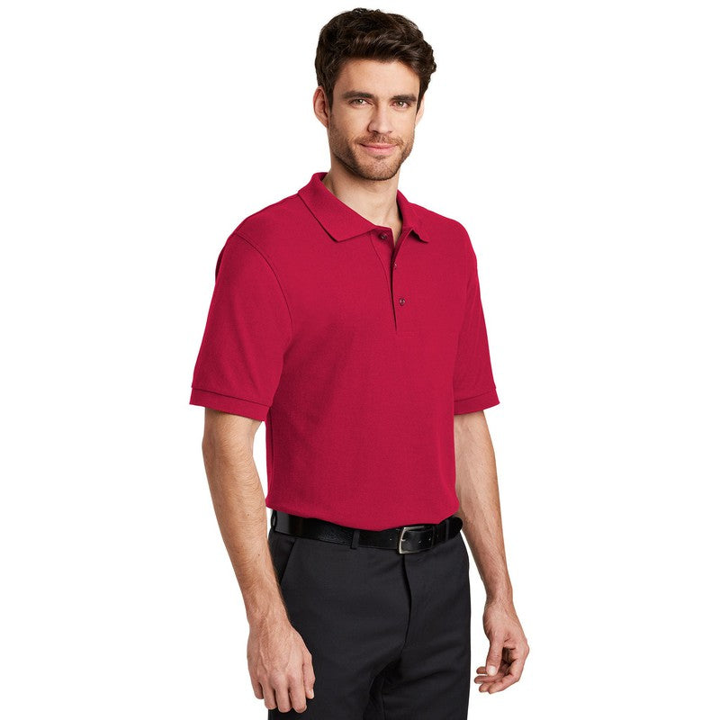 STRAYER Port Authority® Silk Touch™ Polo-Red