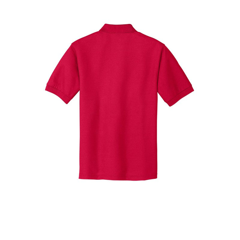 STRAYER Port Authority® Silk Touch™ Polo-Red