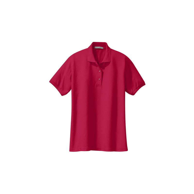 STRAYER Port Authority® Ladies Silk Touch™ Polo-Red