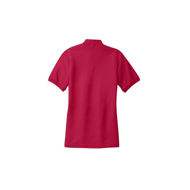 STRAYER Port Authority® Ladies Silk Touch™ Polo-Red