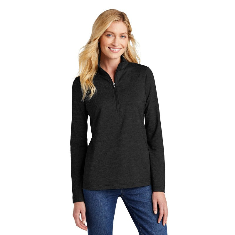 STRAYER TravisMathew Ladies Crestview 1/4-Zip - Black