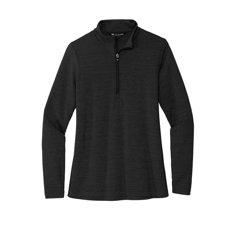 STRAYER TravisMathew Ladies Crestview 1/4-Zip - Black