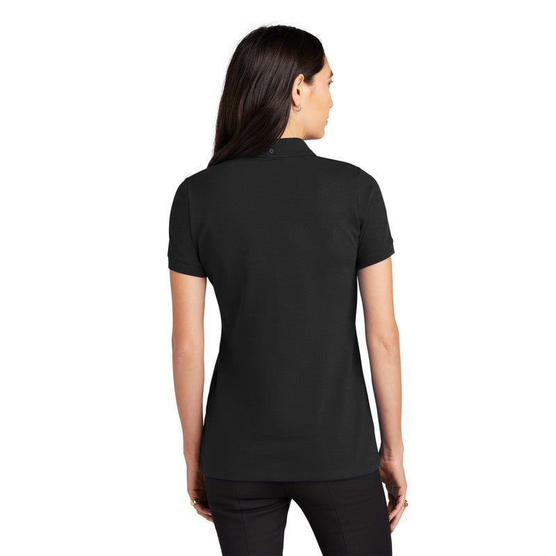 STRAYER MERCER+METTLE™ Women’s Stretch Heavyweight Pique Polo - Black