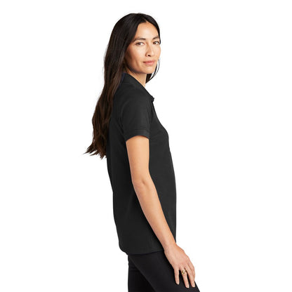 NEW STRAYER MERCER+METTLE™ Women’s Stretch Heavyweight Pique Polo - Black