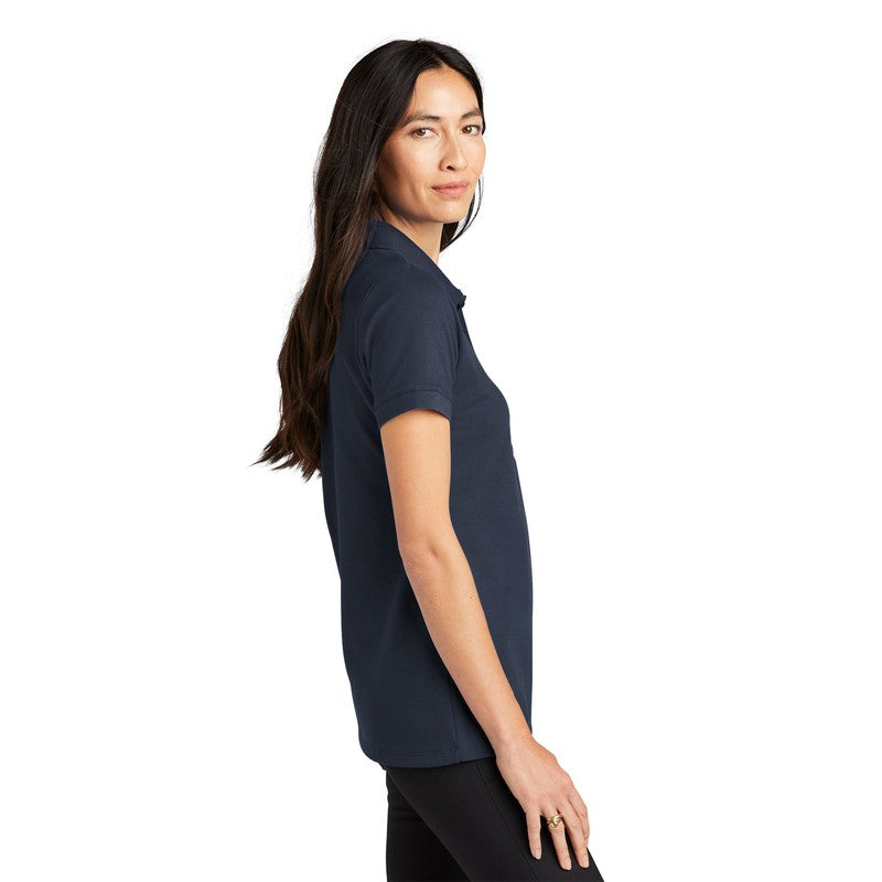 STRAYER MERCER+METTLE™ Women’s Stretch Heavyweight Pique Polo - Night Navy