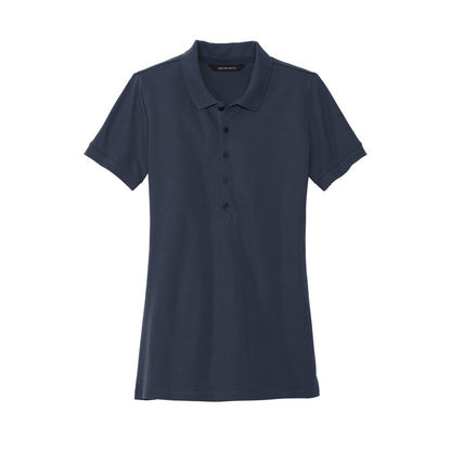 NEW STRAYER MERCER+METTLE™ Women’s Stretch Heavyweight Pique Polo - Night Navy