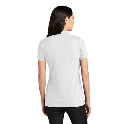 NEW STRAYER MERCER+METTLE™ Women’s Stretch Heavyweight Pique Polo - White