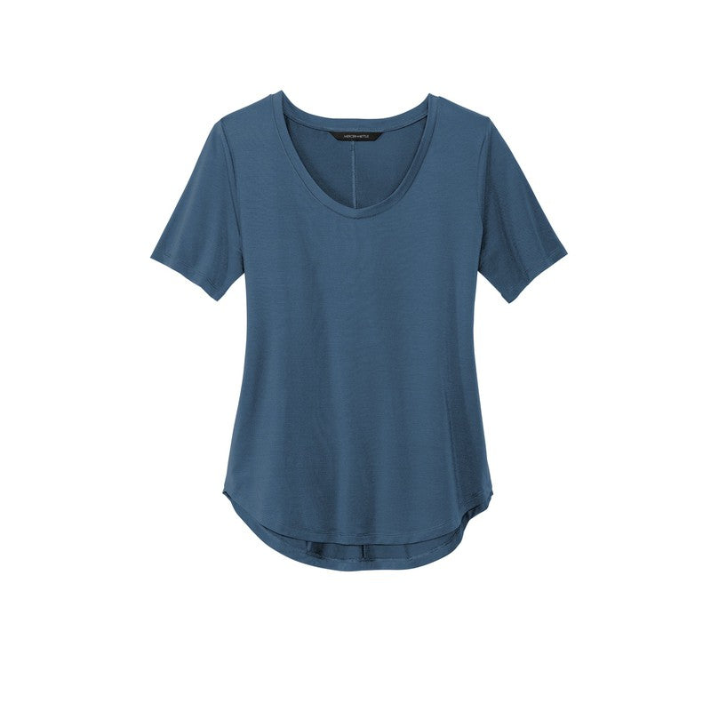 STRAYER MERCER+METTLE™ Women’s Stretch Jersey Relaxed Scoop - Insignia Blue