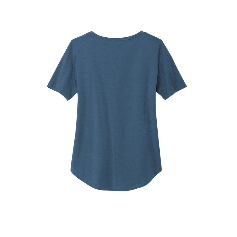 STRAYER MERCER+METTLE™ Women’s Stretch Jersey Relaxed Scoop - Insignia Blue