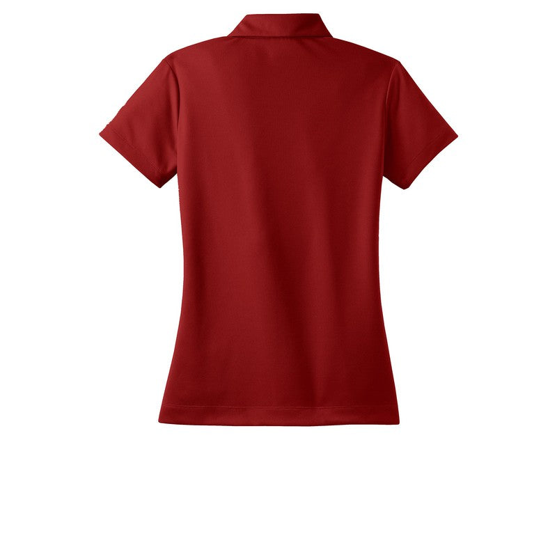 Nike Ladies Dri-FIT Micro Pique Polo-Varsity Red
