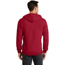 Port & Company® Core Fleece Full-Zip Hooded Sweatshirt-RED