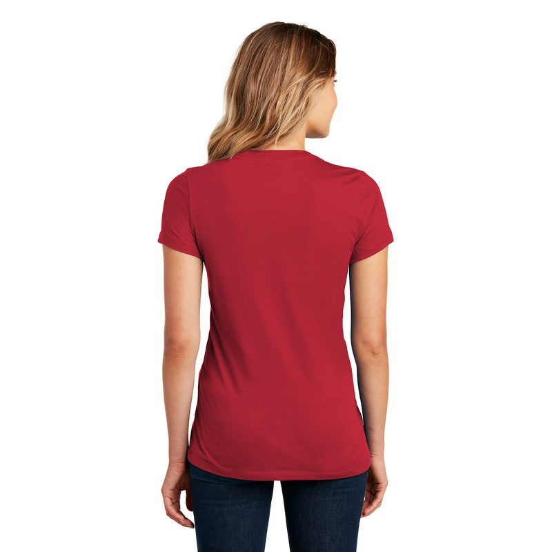 NEW STRAYER District ® Women’s Perfect Weight ® Tee-Classic Red