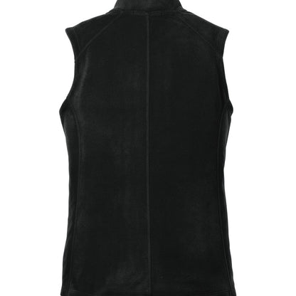 NEW STRAYER Port Authority® Ladies Microfleece Vest BLACK