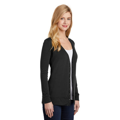 NEW STRAYER Port Authority® Ladies Concept Cardigan-Black