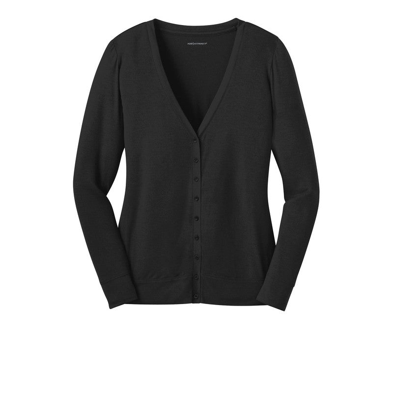 STRAYER Port Authority® Ladies Concept Cardigan-Black