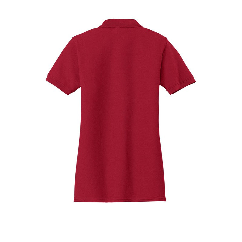 STRAYER Port & Company® Ladies Core Blend Pique Polo-Red