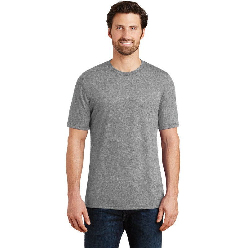 NEW STRAYER District ® Perfect Tri ® Tee-GRAY FROST
