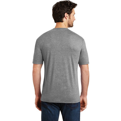 NEW STRAYER District ® Perfect Tri ® Tee-GRAY FROST