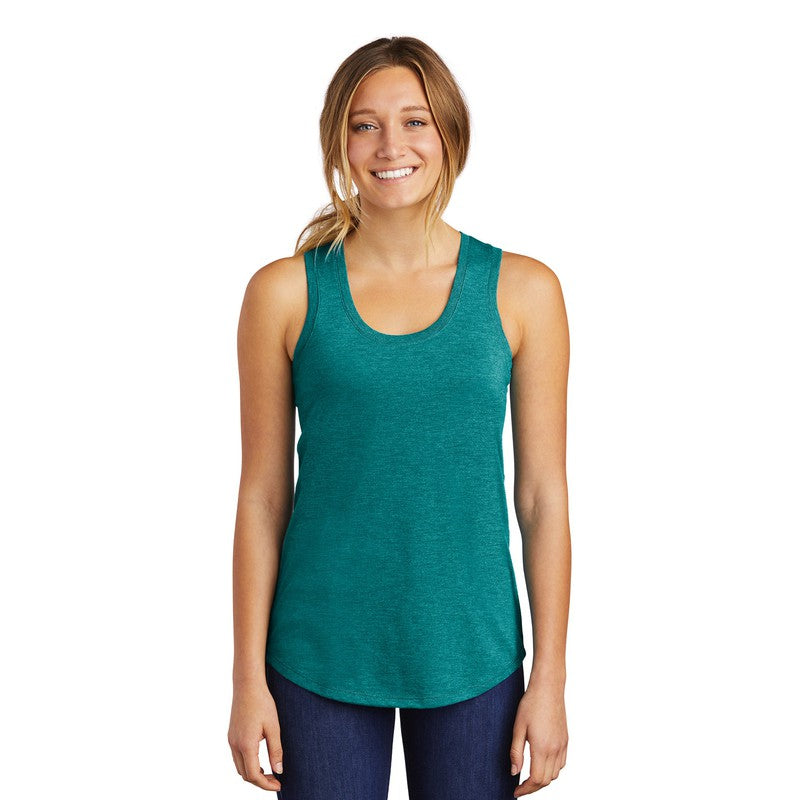 STRAYER District ® Women’s Perfect Tri ® Racerback Tank-Heathered Teal