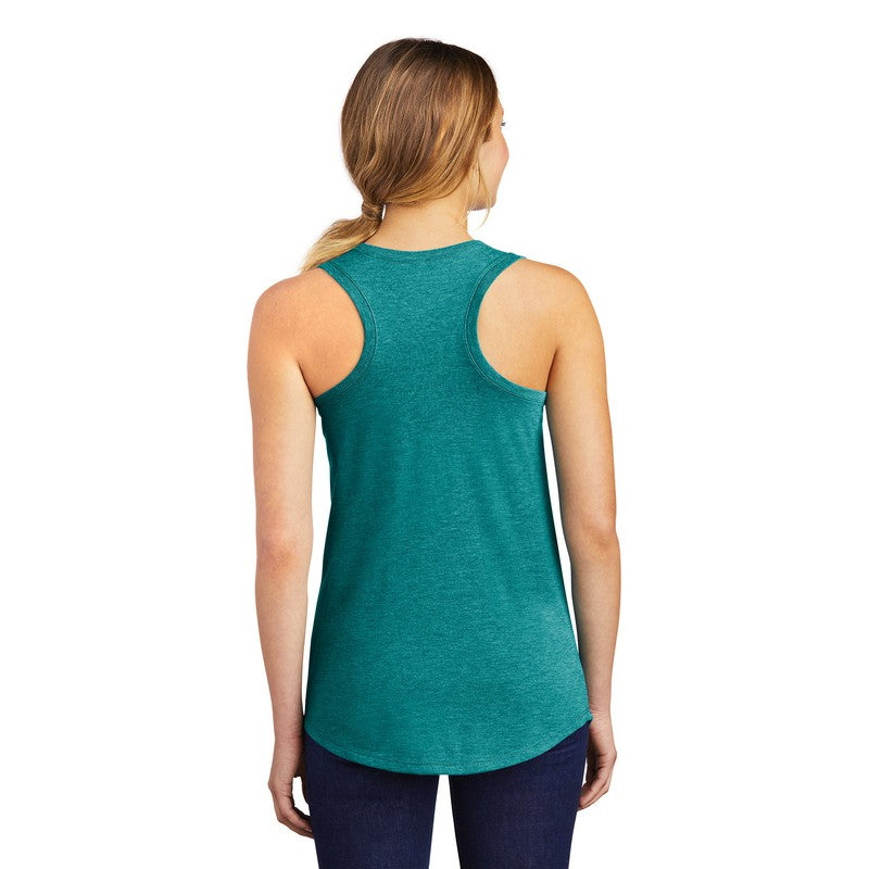 STRAYER District ® Women’s Perfect Tri ® Racerback Tank-Heathered Teal