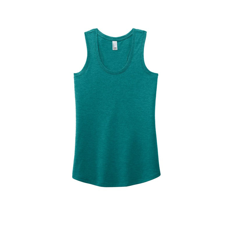 STRAYER District ® Women’s Perfect Tri ® Racerback Tank-Heathered Teal
