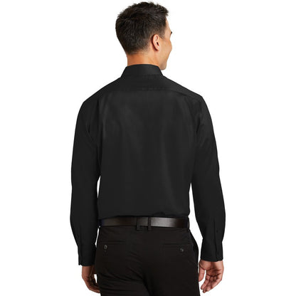 SEI - Port Authority SuperPro Twill Shirt - Black