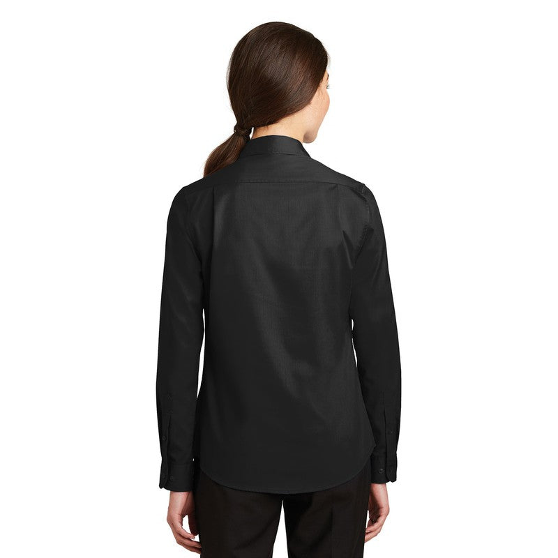 SEI - Port Authority Ladies SuperPro Twill Shirt - Black