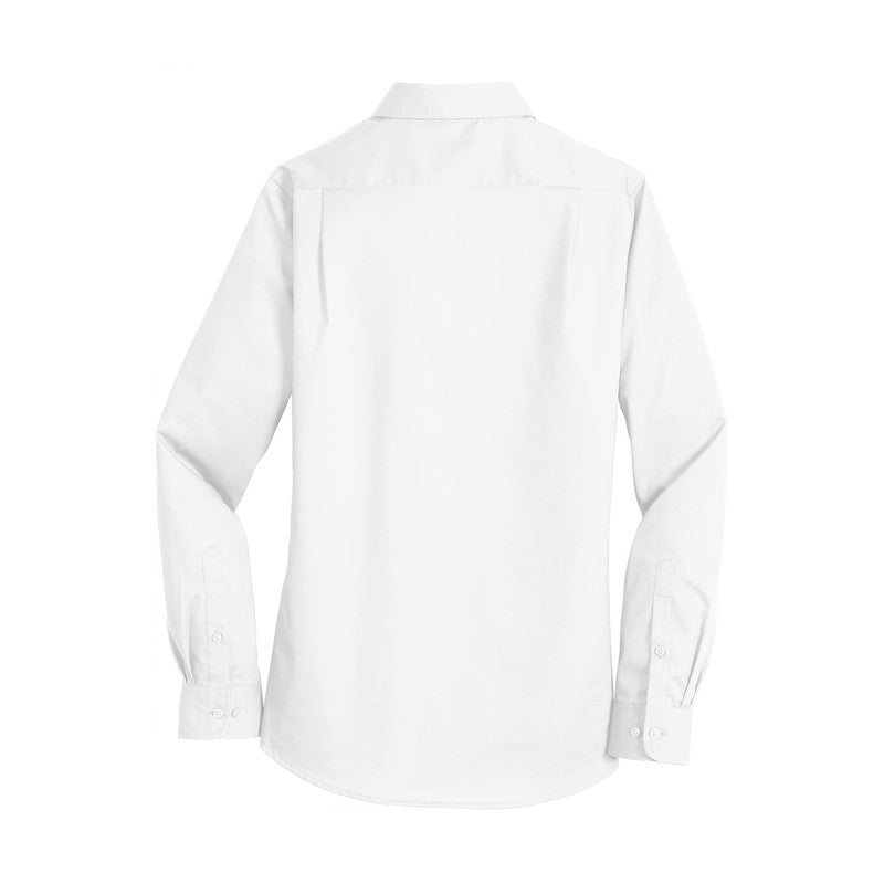 SEI - Port Authority Ladies SuperPro Twill Shirt - White
