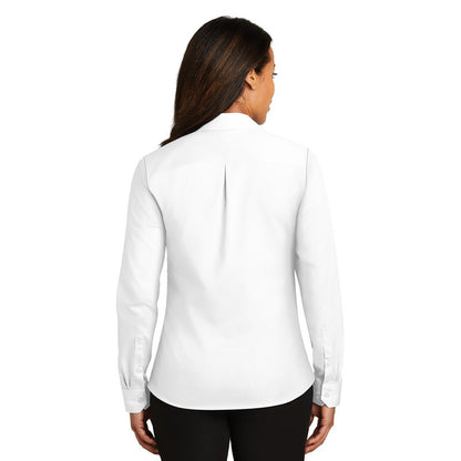 SEI - Red House Ladies Non-Iron Twill Shirt - White