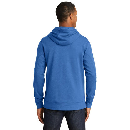 NEW STRAYER New Era® Tri-Blend Fleece Pullover Hoodie-ROYAL