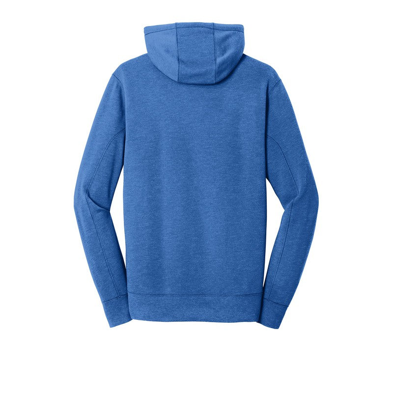 NEW STRAYER New Era® Tri-Blend Fleece Pullover Hoodie-ROYAL