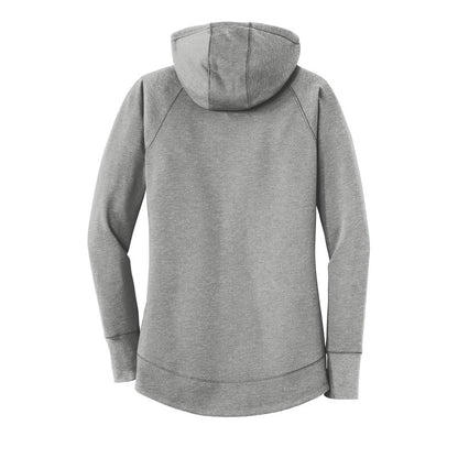 NEW STRAYER New Era® Ladies Tri-Blend Fleece Pullover Hoodie-SHADOW GRAY