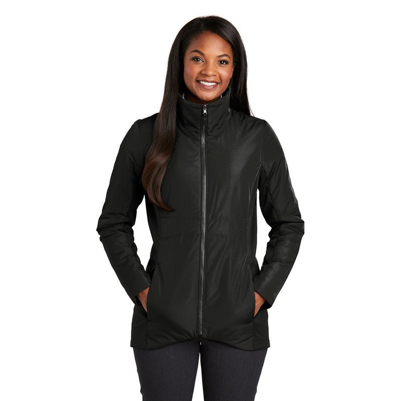 NEW STRAYER  Port Authority ® Ladies Collective Insulated Jacket-DEEP BLACK