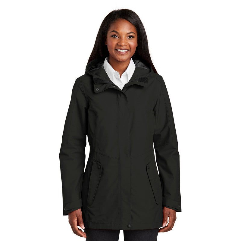 STRAYER Port Authority ® LADIES Collective Outer Shell Jacket-DEEP BLACK