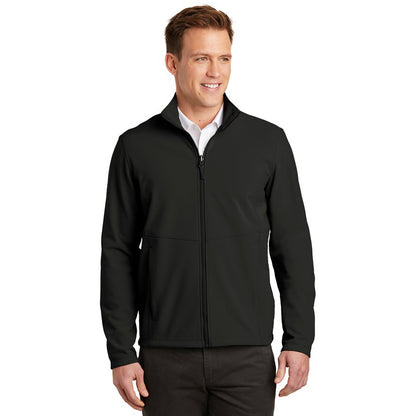 NEW STRAYER Port Authority ® Collective Soft Shell Jacket-DEEP BLACK