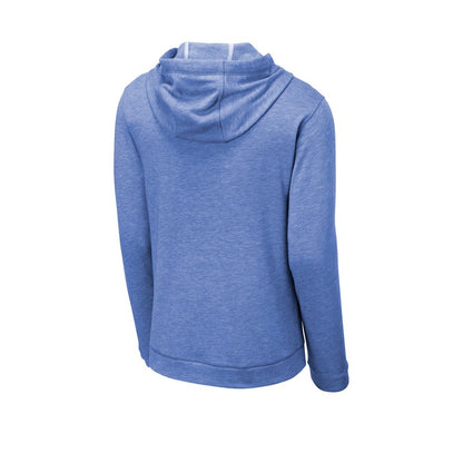 SEI - Sport-Tek PosiCharge Tri-Blend Wicking Fleece Hooded Pullover - True Royal Heather