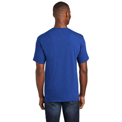 SEI - Port & Company Fan Favorite Blend Tee - True Royal Heather