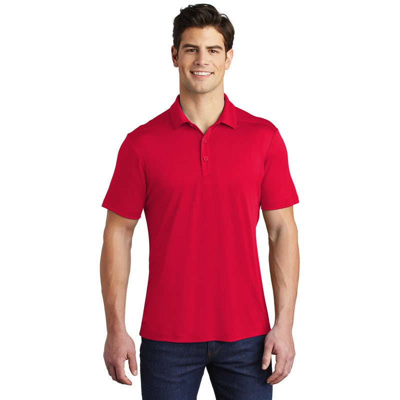 STRAYER Sport-Tek ® Posi-UV™ Pro Polo-RED