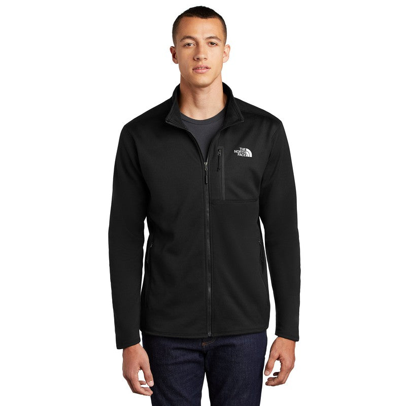STRAYER The North Face ® Skyline Full-Zip Fleece Jacket-BLACK