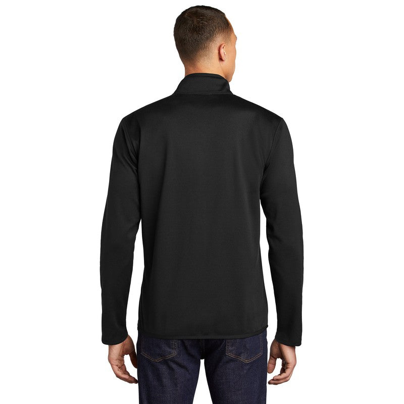 STRAYER The North Face ® Skyline Full-Zip Fleece Jacket-BLACK