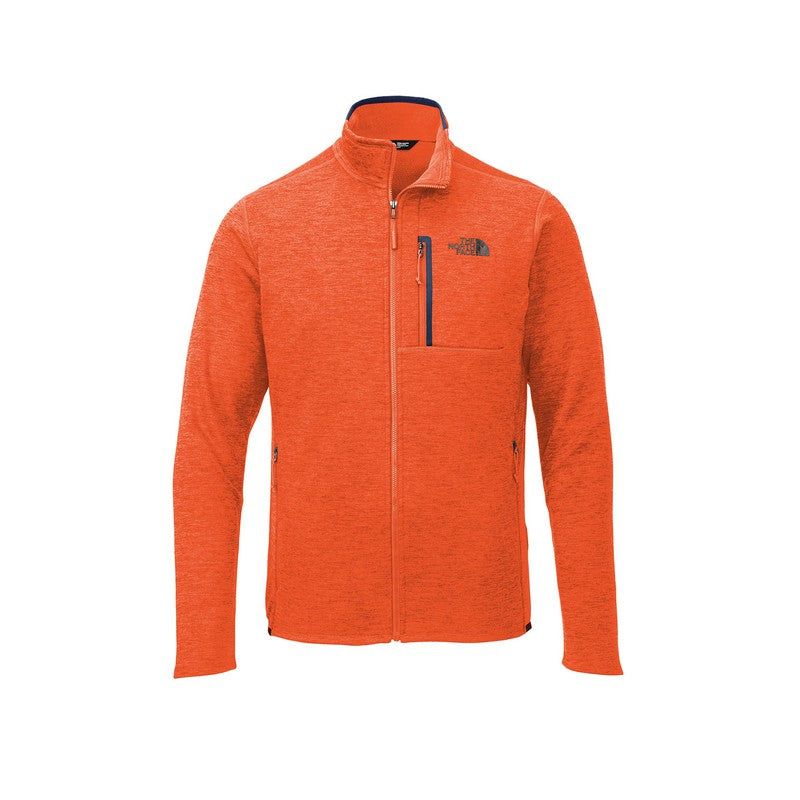 STRAYER The North Face ® Skyline Full-Zip Fleece Jacket-ZION ORANGE NAVY