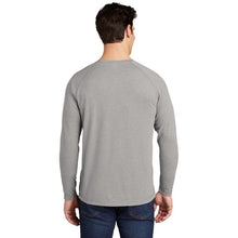 Sport-Tek ® PosiCharge ® Long Sleeve Tri-Blend Wicking Raglan Tee-LIGHT GREY HEATHER