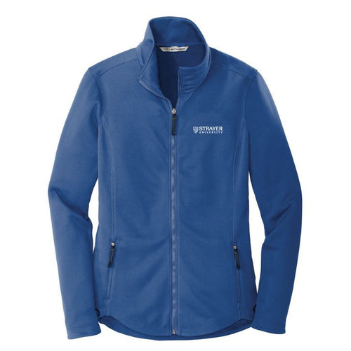 LADIES Port Authority ® Collective Smooth Fleece Jacket-NIGHT SKY BLUE